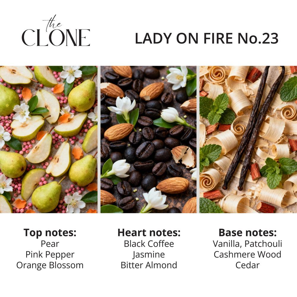 Lady on Fire No. 23 - The CLONE Store Black Opium