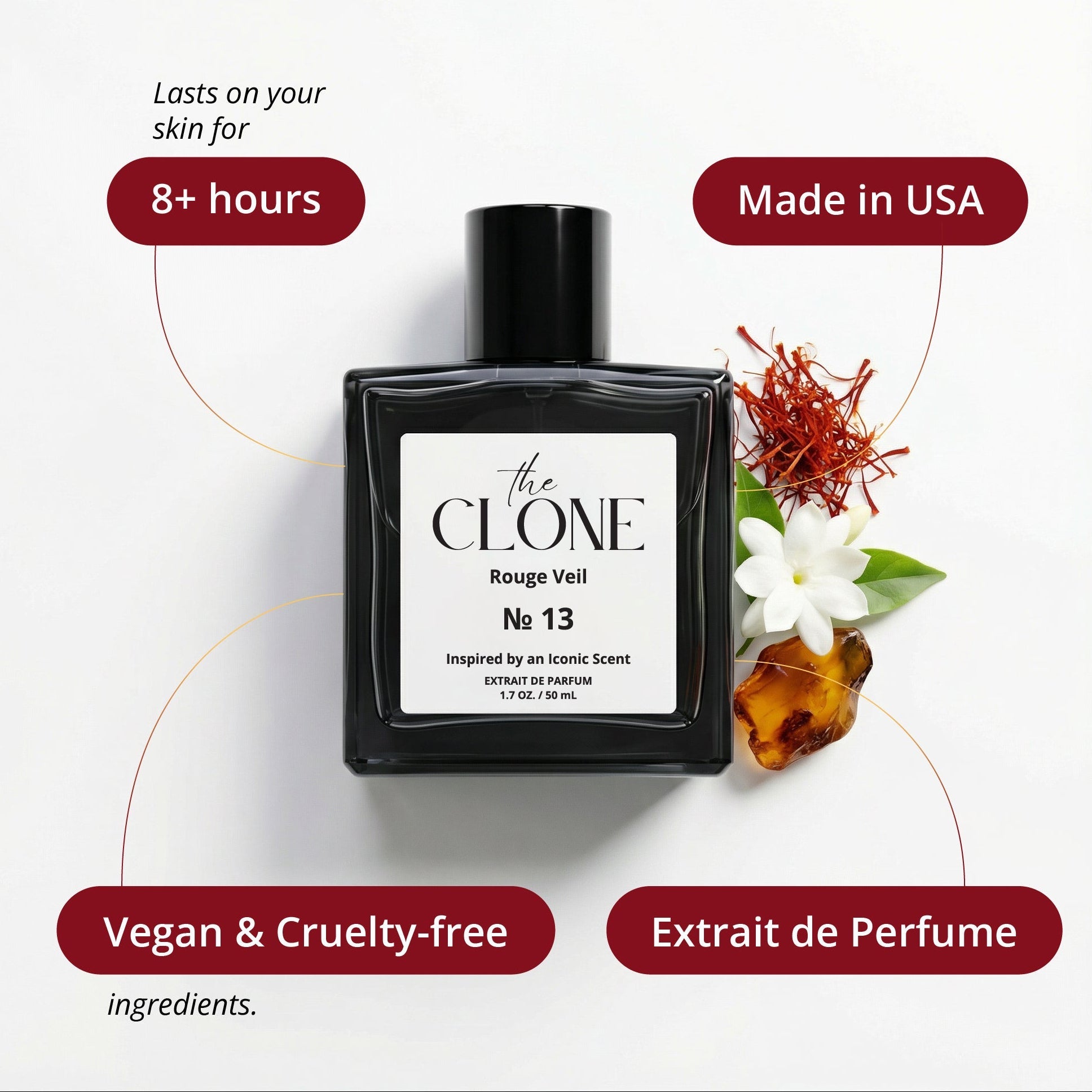 Rouge Veil No. 13 inspired by Baccarat Rouge 540 - The CLONE Store